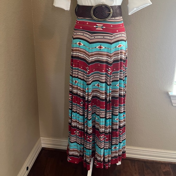 Rancho Estancia Southwest Maxi Skirt - Picture 1 of 4